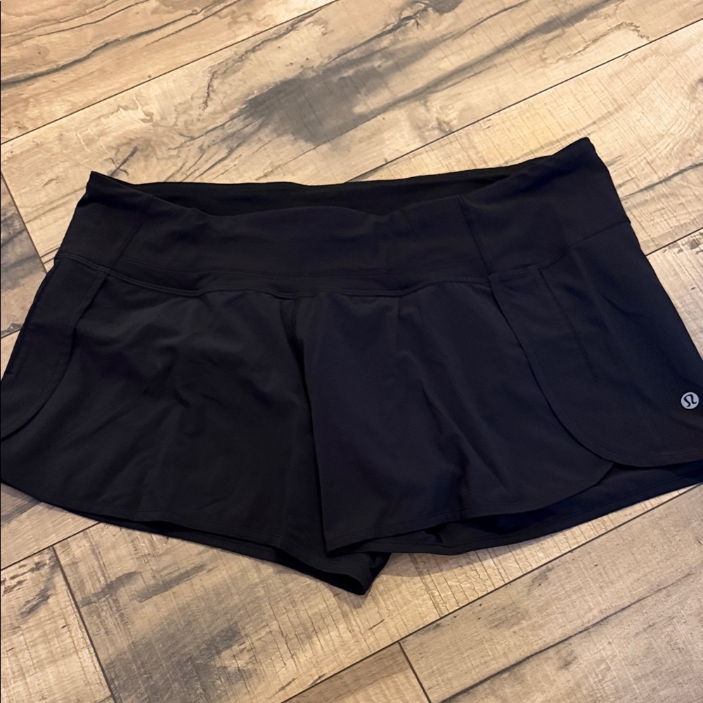 lululemon athletica Women's Black Athletic Shorts